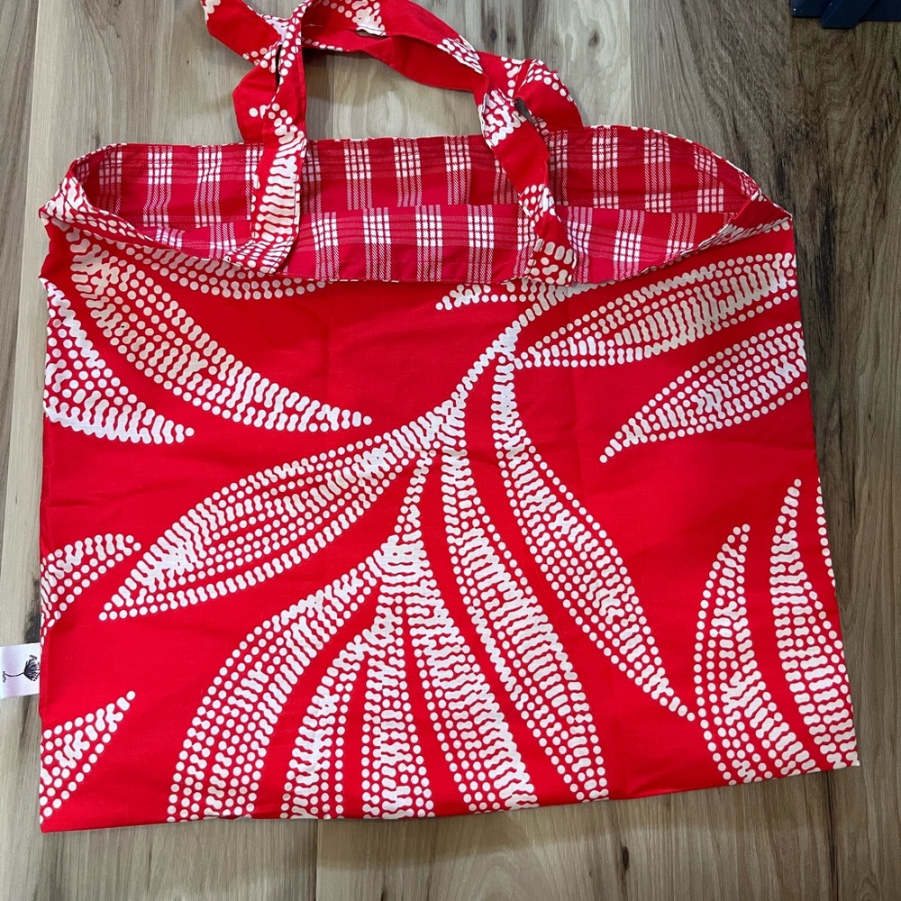 🛍️🌸Foldable lined tote - Picture 5 of 5